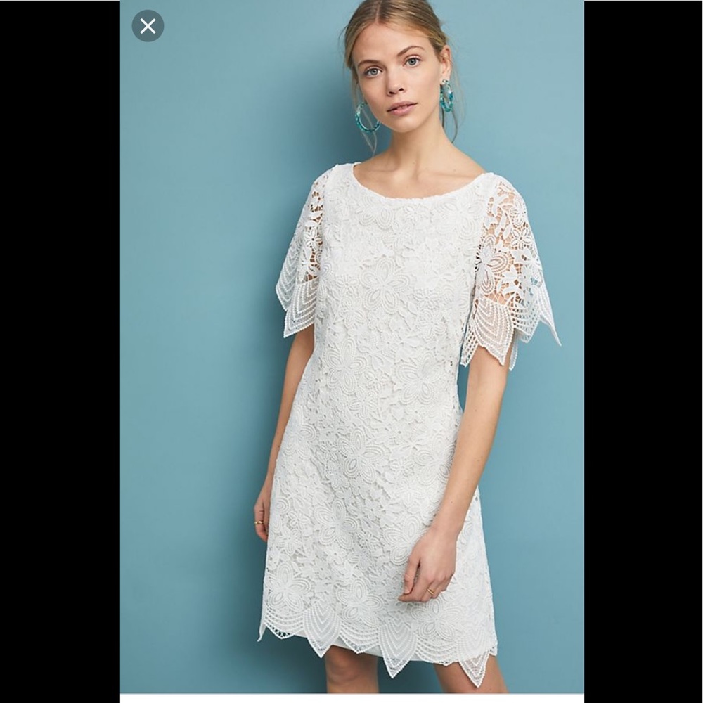 NWT Anthropologie Charleston lace mini dress - Picture 2 of 7